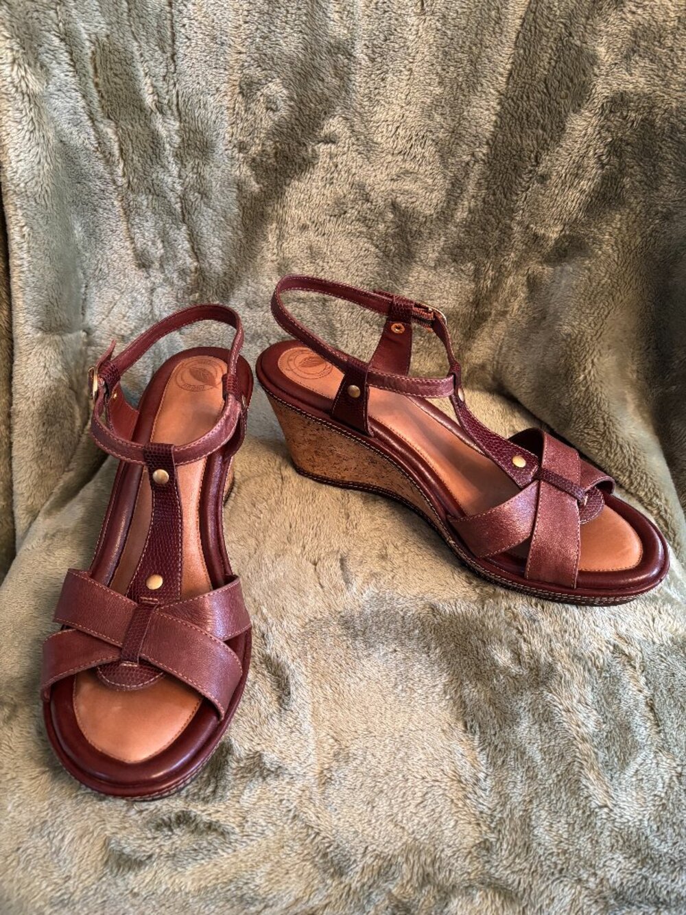 Clarks Artisan Collection EARTH ANISSA Cork Wedge Sandals (Women's Size: 10 US)